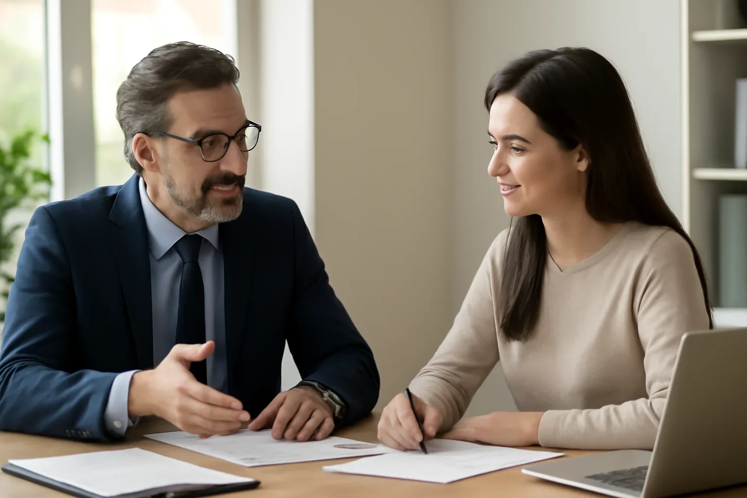 Home equity consultation with homeowners in Quebec