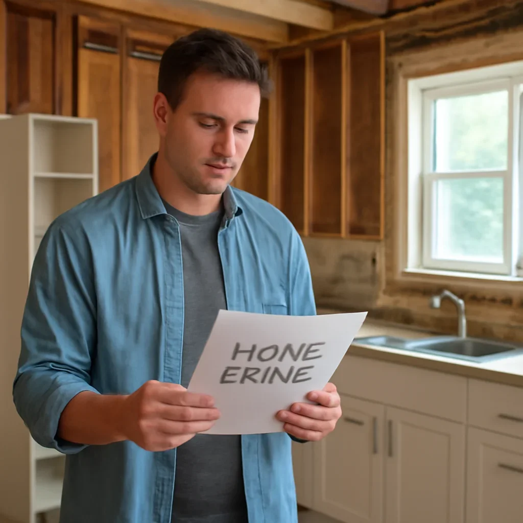 Advisor reviewing home equity loan for renovations canada details