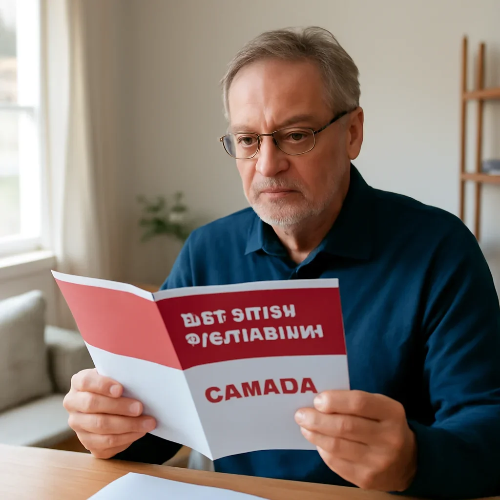 Advisor reviewing reverse mortgage canada details